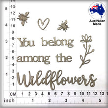 Load image into Gallery viewer, CB1287 Scrap Words 72 Wildflowers