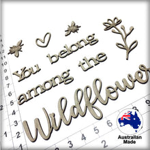 Load image into Gallery viewer, CB1287 Scrap Words 72 Wildflowers