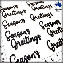 Load image into Gallery viewer, CB6163 Words 37 "Season's Greetings"
