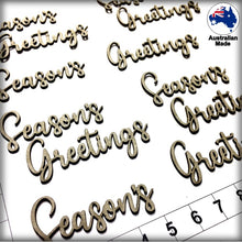 Load image into Gallery viewer, CB6163 Words 37 "Season's Greetings"