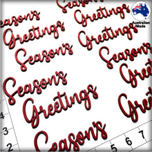 Load image into Gallery viewer, CB6163 Words 37 "Season's Greetings"