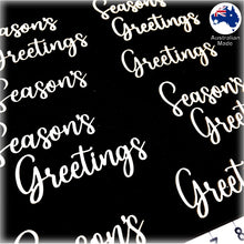 Load image into Gallery viewer, CB6163 Words 37 "Season's Greetings"