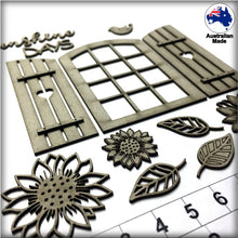 Load image into Gallery viewer, CB6164 Card Elements 008 - Sunflowers & Window