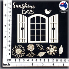 Load image into Gallery viewer, CB6164 Card Elements 008 - Sunflowers & Window
