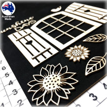 Load image into Gallery viewer, CB6164 Card Elements 008 - Sunflowers & Window