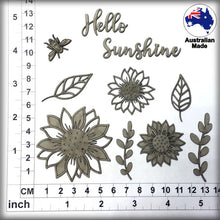 Load image into Gallery viewer, CB6165 Card Elements 009 - Sunflowers