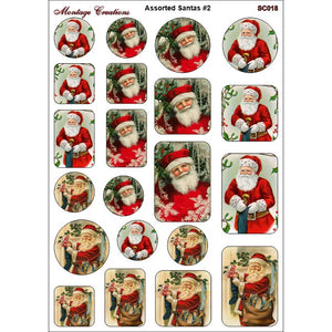 SC018 Assorted Santas #2
