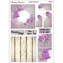 Load image into Gallery viewer, SC047 Puple Flowers #1
