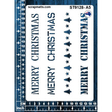 Load image into Gallery viewer, ST9128 Merry Christmas Border