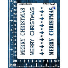 Load image into Gallery viewer, ST9128 Merry Christmas Border