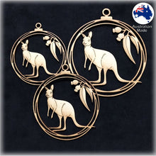 Load image into Gallery viewer, WS1038 Australian Bauble 01 - Kangaroo