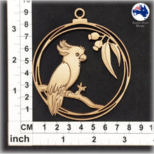 Load image into Gallery viewer, WS1040 Australian Bauble 03 - Cockatoo