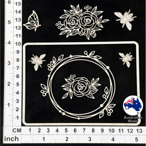 CB6129 Card Elements 006 - Roses