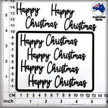 Load image into Gallery viewer, CB6150 Words 35 "Happy Christmas"