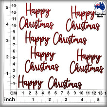 Load image into Gallery viewer, CB6150 Words 35 "Happy Christmas"