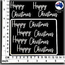Load image into Gallery viewer, CB6150 Words 35 "Happy Christmas"