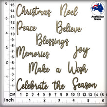 Load image into Gallery viewer, CB6158 Assorted Words 44 Christmas