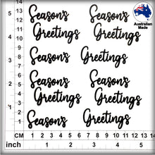 Load image into Gallery viewer, CB6163 Words 37 "Season's Greetings"