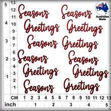 Load image into Gallery viewer, CB6163 Words 37 "Season's Greetings"
