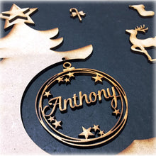 Load image into Gallery viewer, CB7025 3D Christmas Tree 04 with Custom Name Bauble