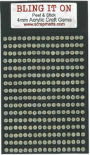 Load image into Gallery viewer, 4mm Champagne Acrylic Craft Gems