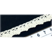 Load image into Gallery viewer, LL004 15mm Cream Cotton Lace per metre
