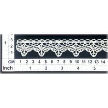 Load image into Gallery viewer, LL012 30mm White Polyester Cotton Lace per metre
