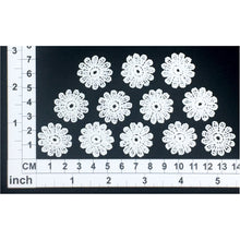 Load image into Gallery viewer, LM007 Set of 12 White Lace Flowers
