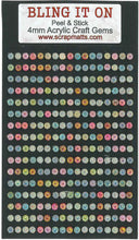 Load image into Gallery viewer, 4mm Mixed Acrylic Craft Gems