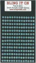 Load image into Gallery viewer, 5mm Pale Blue Acrylic Craft Gems