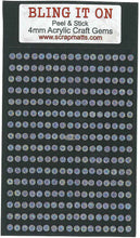 Load image into Gallery viewer, 4mm Pale Lavender Acrylic Craft Gems