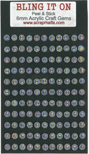 Load image into Gallery viewer, 6mm Pale Lavender Acrylic Craft Gems