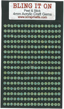 Load image into Gallery viewer, 4mm Pale Lime Acrylic Craft Gems