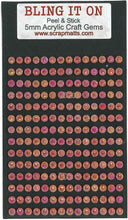 Load image into Gallery viewer, 5mm Red Gold Acrylic Craft Gems