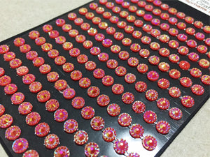 5mm Red Gold Acrylic Craft Gems