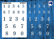 Load image into Gallery viewer, ST9031 Numbers