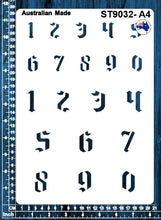 Load image into Gallery viewer, ST9032 Numbers
