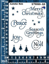 Load image into Gallery viewer, ST9060 Christmas Words