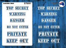 Load image into Gallery viewer, ST9081 Words