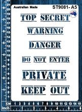 Load image into Gallery viewer, ST9081 Words