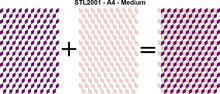 Load image into Gallery viewer, STL2001 - A4 - Medium - Blocks Stencil
