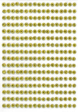 Load image into Gallery viewer, 4mm Gold Sparkle Acrylic Craft Gems