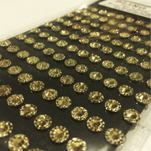 Load image into Gallery viewer, 6mm Gold Sparkle Acrylic Craft Gems