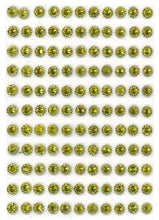 Load image into Gallery viewer, 6mm Gold Sparkle Acrylic Craft Gems