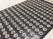 Load image into Gallery viewer, 5mm Silver Sparkle Acrylic Craft Gems