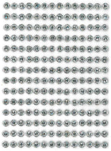 Load image into Gallery viewer, 5mm Silver Sparkle Acrylic Craft Gems