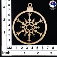 Load image into Gallery viewer, WS1002 Bauble with Snowflake

