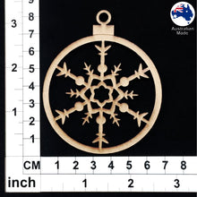 Load image into Gallery viewer, WS1002 Bauble with Snowflake