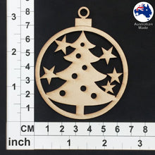 Load image into Gallery viewer, WS1004 Bauble with Tree & Stars