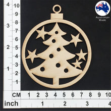Load image into Gallery viewer, WS1004 Bauble with Tree & Stars